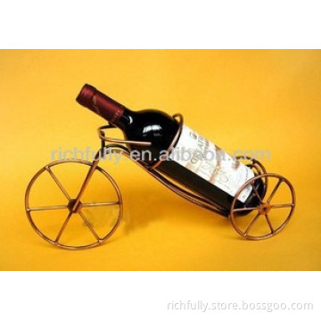 Decorative Wrought Iron Single Bottle Wine Rack